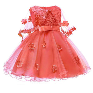 Girls Elegant Wedding Princess Dress Kids Party Formal Dress