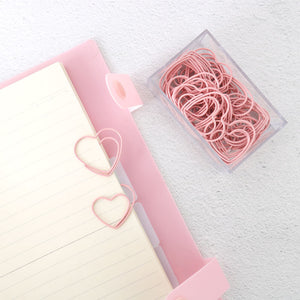 Love Cartoon Paper Clip Bookmark Creative Office Supplies Stationery Paper Clip 30 Boxed Pin Clip