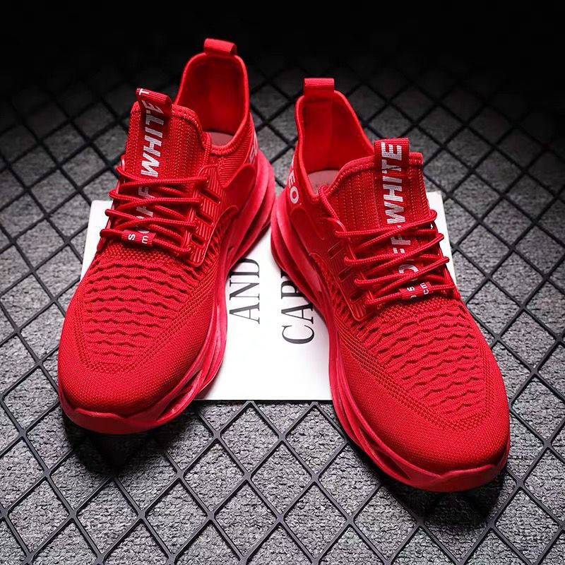 Flying Woven Men's Shoes Casual Shoes Fashion Running Shoes Men's Sports Shoes