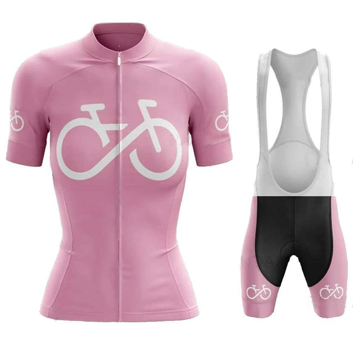 Short-sleeved Bib Cycling Clothes Suit Bicycle Men And Women Moisture Wicking Outdoor Clothes