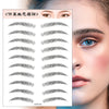 Waterproof 6D Eyebrow Tattoo Semi-Permanent Embroidery Natural Long Lasting Fake Eyebrow