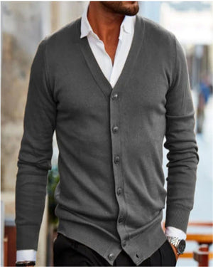 Fashion Simple Casual Men's Sweater Jacket