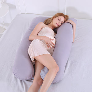 Pure Cotton Pure Color Maternity Pillow U Type