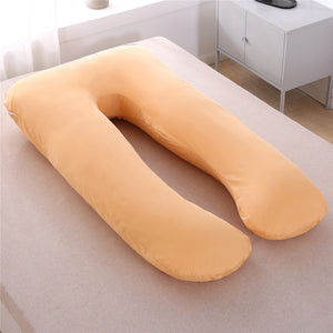 Pure Cotton Pure Color Maternity Pillow U Type