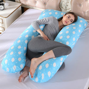 Pure Cotton Pure Color Maternity Pillow U Type