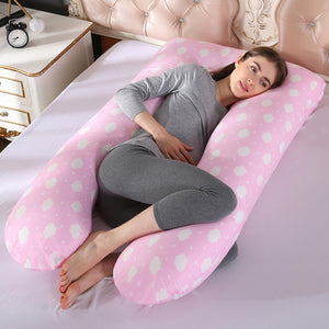 Pure Cotton Pure Color Maternity Pillow U Type