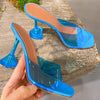 Transparent Crystal With Slippers Women Summer