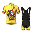 Short-sleeved Bib Cycling Clothes Suit Bicycle Men And Women Moisture Wicking Outdoor Clothes