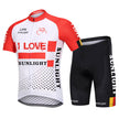 Short-sleeved Bib Cycling Clothes Suit Bicycle Men And Women Moisture Wicking Outdoor Clothes