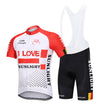 Short-sleeved Bib Cycling Clothes Suit Bicycle Men And Women Moisture Wicking Outdoor Clothes