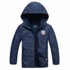 Boys' Outdoor Sports Windbreaker With Warm Waterproof Cloth