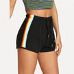 Casual Sports Loose Rainbow Shorts Women Fitness Women