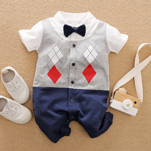 Stylish Baby Male Summer One-piece Clothes