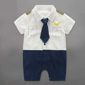 Stylish Baby Male Summer One-piece Clothes