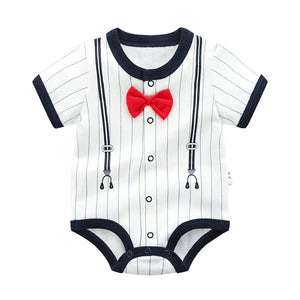 Stylish Baby Male Summer One-piece Clothes