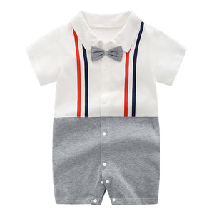 Stylish Baby Male Summer One-piece Clothes