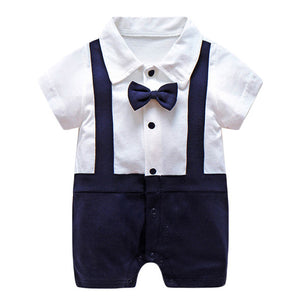 Stylish Baby Male Summer One-piece Clothes