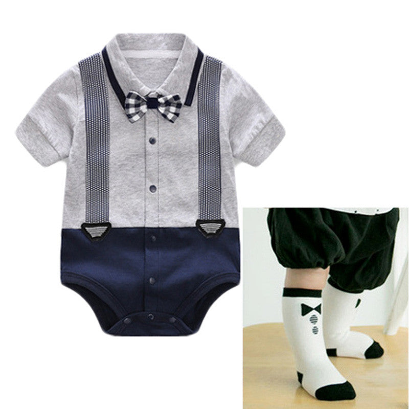 Stylish Baby Male Summer One-piece Clothes