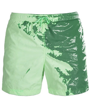 Discoloration In Water  Beach Sports Fitness Shorts  Quick-Drying Swimming Trunks  Temperature Change