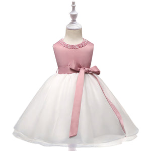 Girls Dress Beaded Princess Children's Party Dress