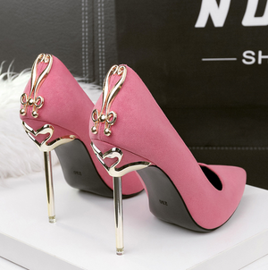 Women's fashion pointed high heels nightclub shoes