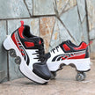 Four wheeled tiktok shoes for men and women pulley