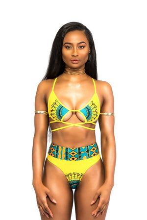 Alpscommerce Print Two-Pieces  Swimming Suit