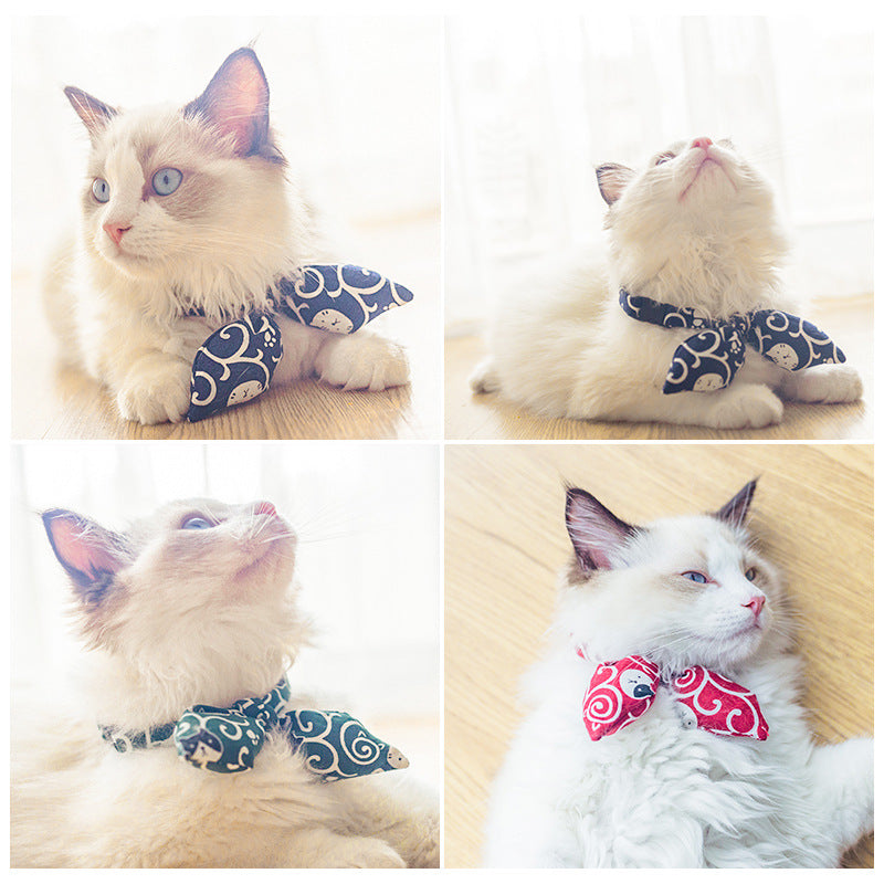 Handmade cat puppy bow tie