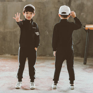 Boys''New Spring Garment in Two Kids'' Leisure Sports Kids''Spring School Garments