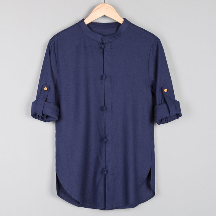 Men's cotton linen shirt