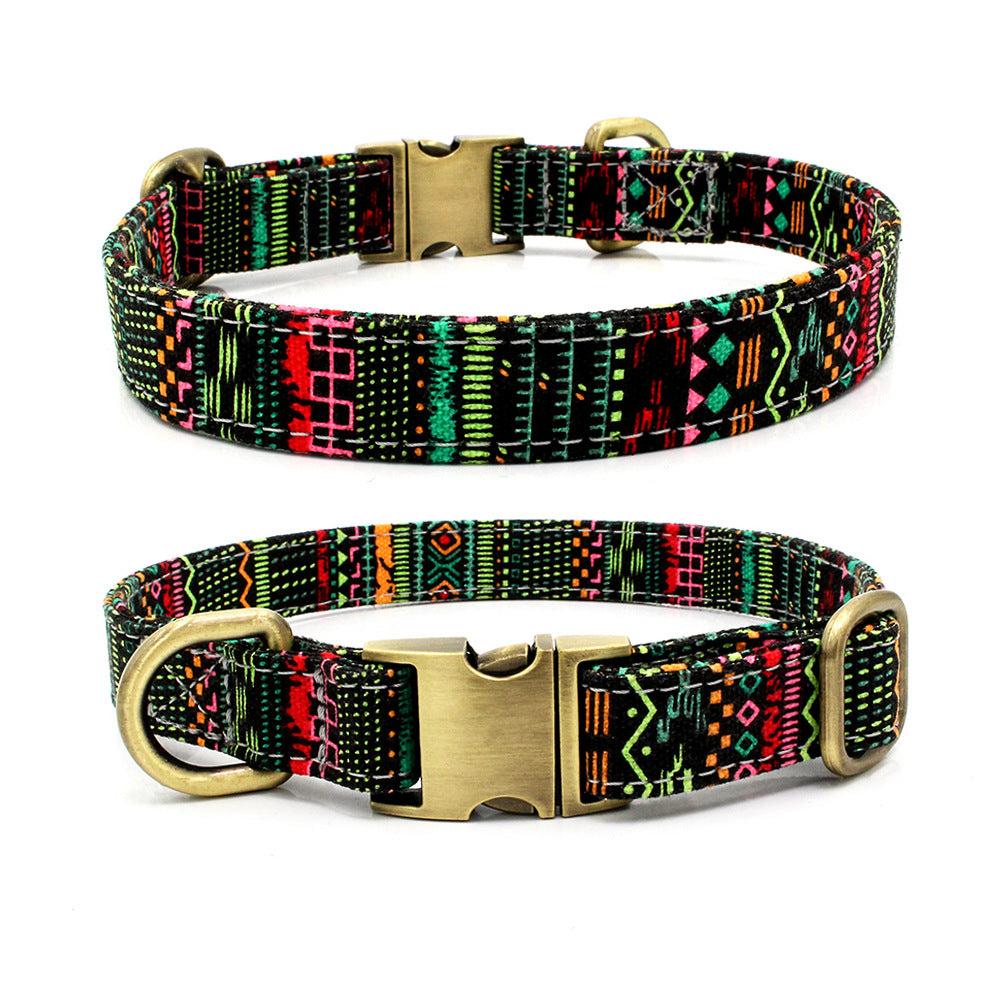 Canvas dog collar