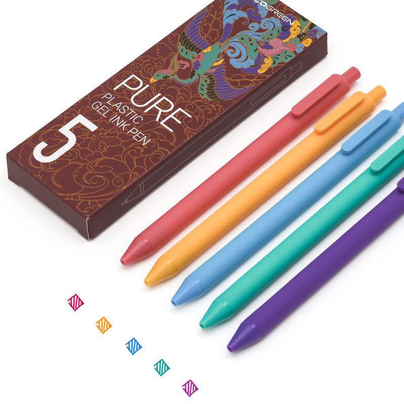 Color Gel Pen Color Pen Special Pen For Taking Notes Multi-Color Press