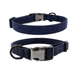 Canvas dog collar