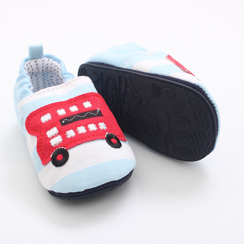 Cartoon Baby Toddler Shoes Soft Soled Shoes Baby Cloth Front Shoes