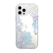 Mosaic Marble Pattern Flower Transparent Phone Case