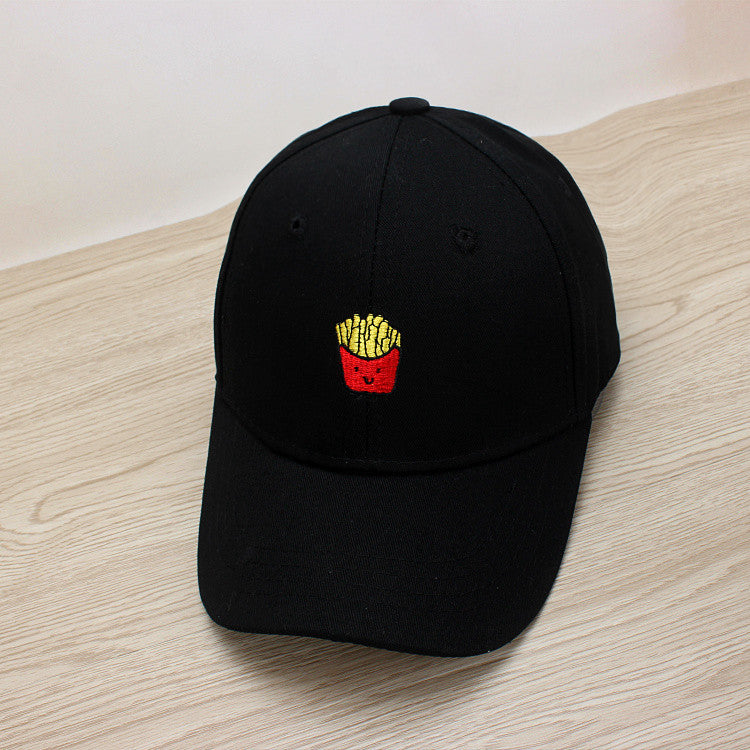 European and American French Fries With Embroidered Cap