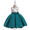 New Foreign Trade Girls Twill Satin Cloth Children's Dress Drag