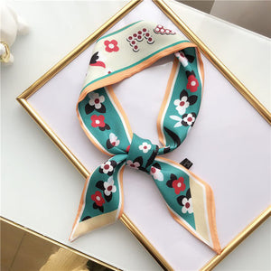 Literary Tie Scarf Small Ribbon Headband Hair Accessories