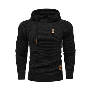 New Style 3D Pattern Outdoor Sports Men Solid Color Casual Hoodies