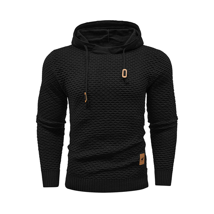 New Style 3D Pattern Outdoor Sports Men Solid Color Casual Hoodies