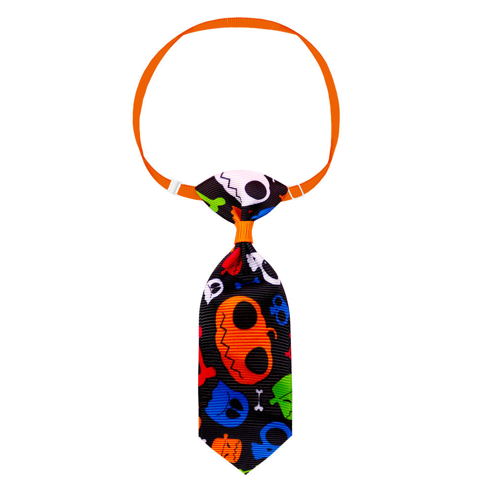 The New Wonderland Pet Halloween Series Of Halloween Skull And Necktie