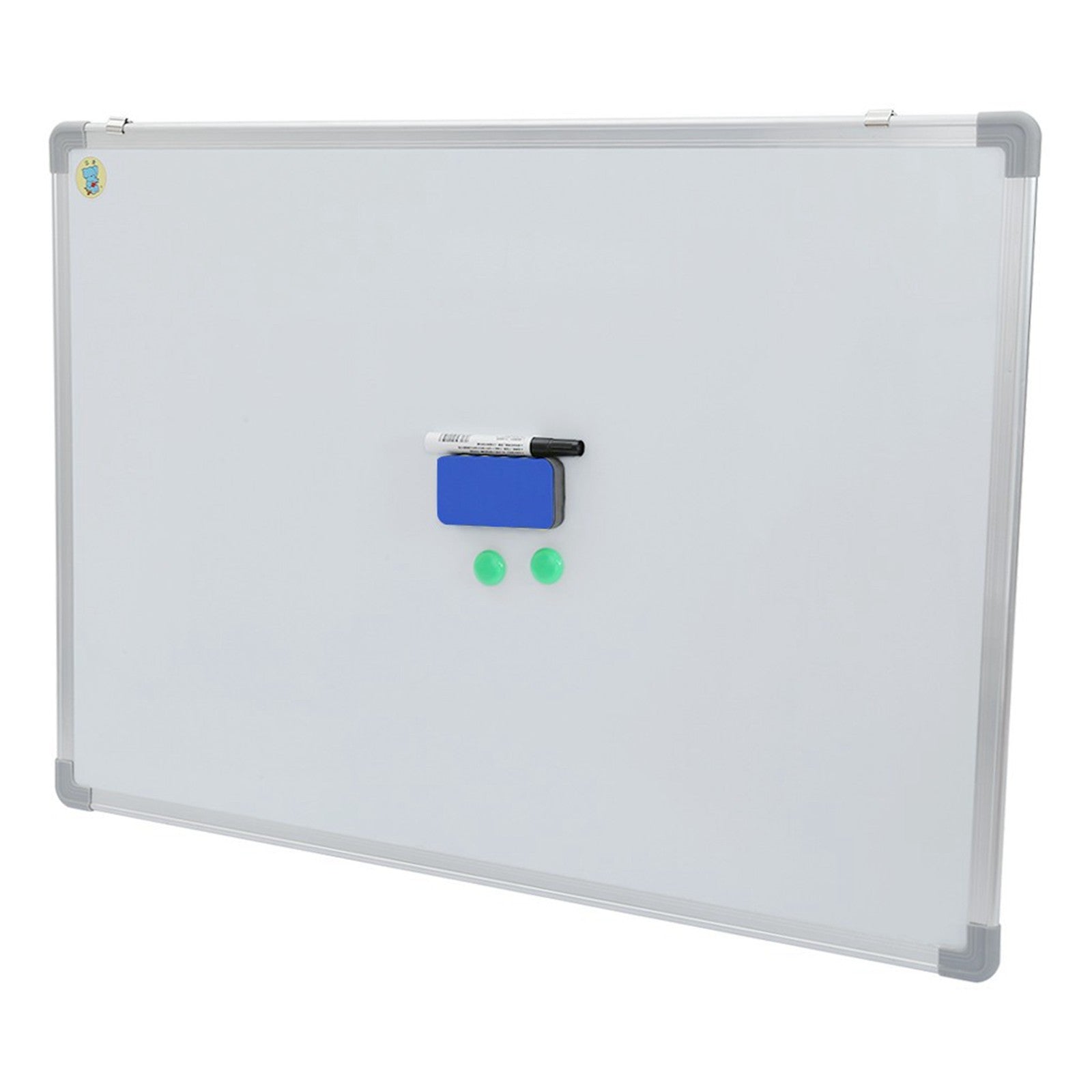 Magnetic D ry Erase Board / Whiteboard, Silver Aluminium Frame, 36 X 24 Inches