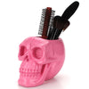 Skull head beauty tool storage tube