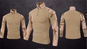 Army Tactical Military Uniform Airsoft Camouflage War Proven Shirt Fast Attack Long Sleeve Shirt War Strike