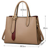 Leather handbags atmospheric messenger bag