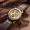 Mens Skeleton Steampunk Automatic Mechanical Watch