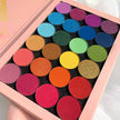 24 Colors Pearly Matt Fine Shimmering Mint Eyeshadow Palette