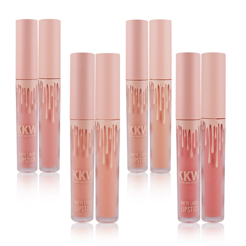 4pcs/set Lip Gloss Woman Makeup Set