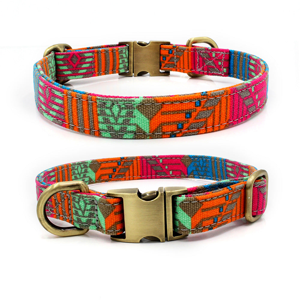 Canvas dog collar