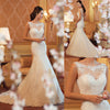 Fishtail wedding dress